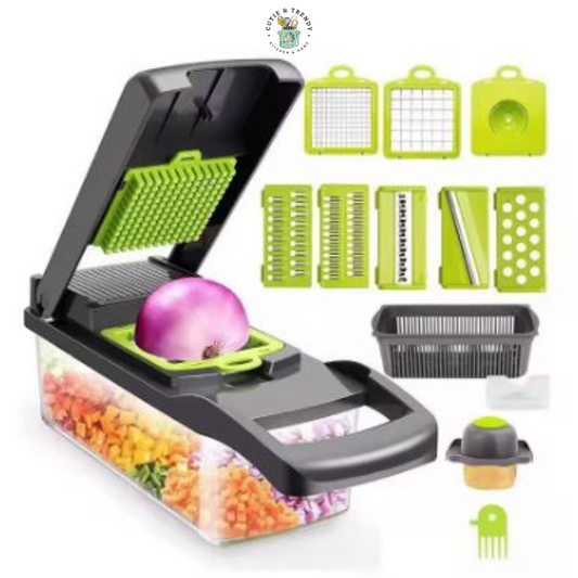 12-in-1 Vegetable Chopper – Slice, Dice & Cook Smarter